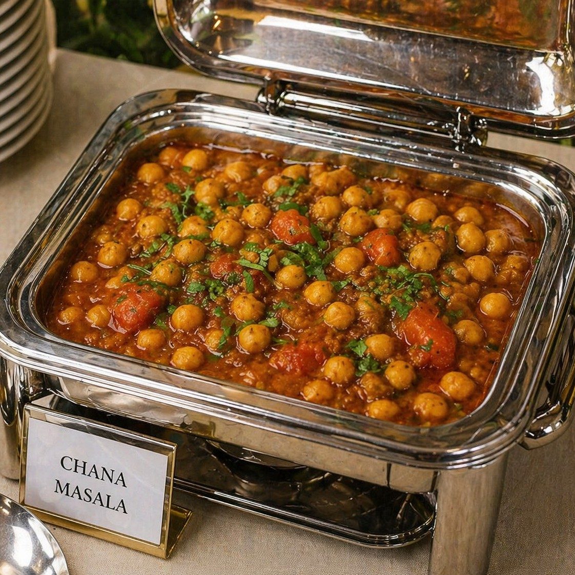 Chana Masala Tray.