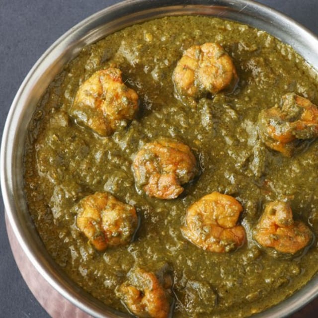 Shrimp Saag.