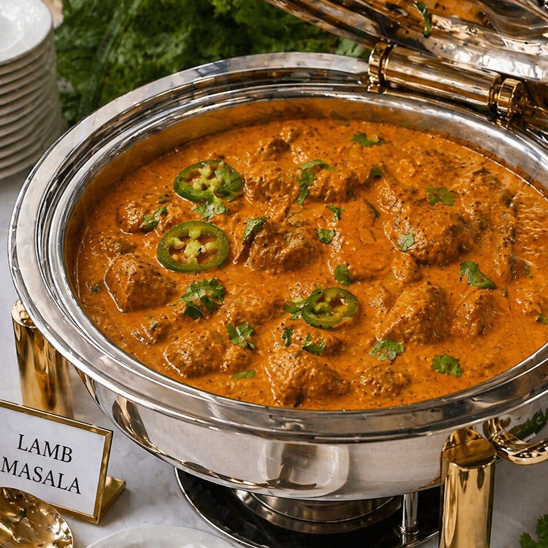 Lamb Masala Tray.