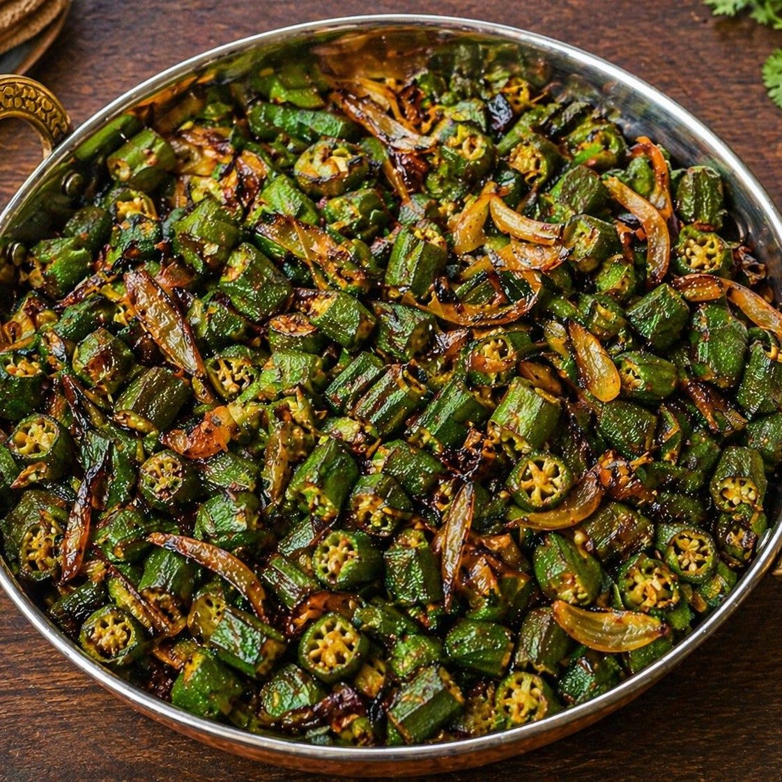 Bhindi Sabji Tray.