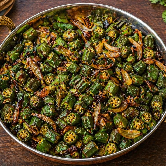 Bhindi Sabji Tray.