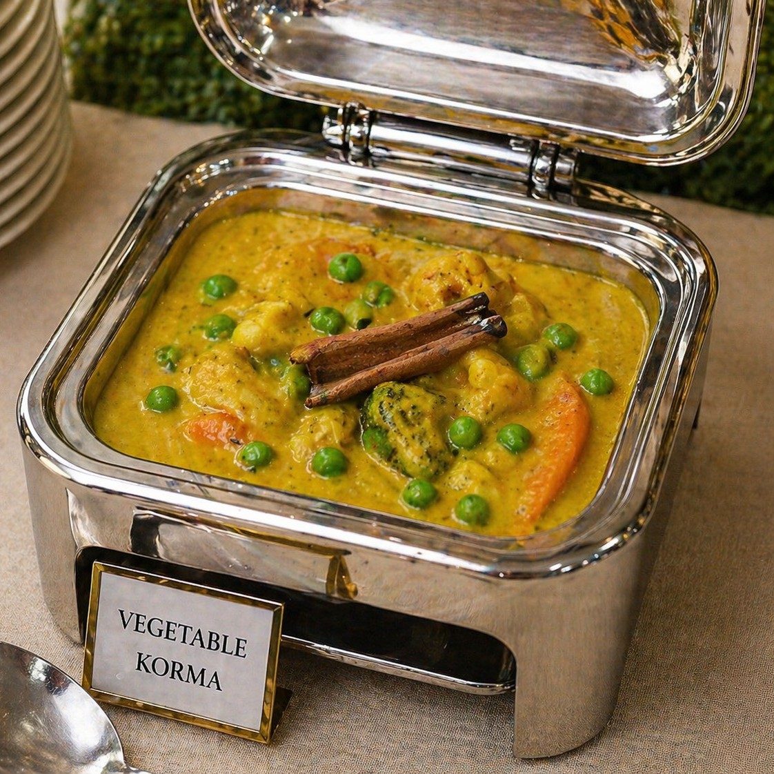 Vegetable Korma Tray.
