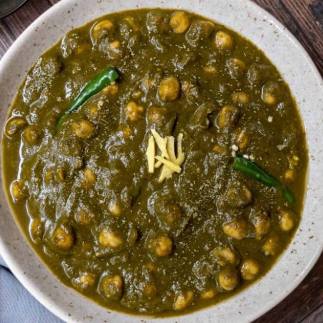 Chana Saag.