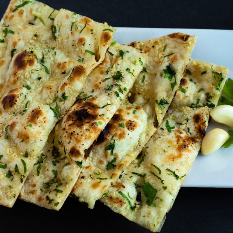 Delicious Garlic Naan and More